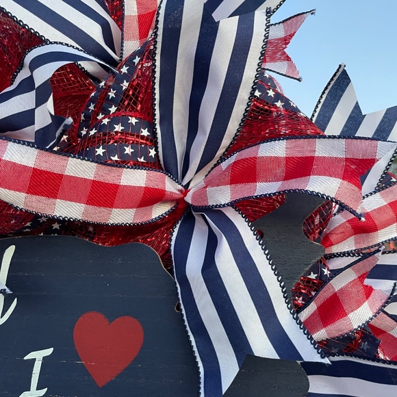Custom Patriotic 4th of July Wreath - Picture 6 of 9